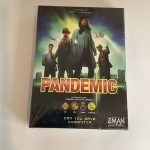 New Sealed Pandemic Board Game Z- Man Games Save Humanity Infection Outbreak